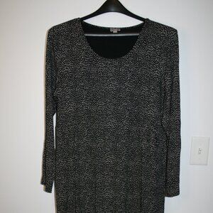 J. Jill Womens Wearever Collection Stretch Long Sleeve Dress Size Large